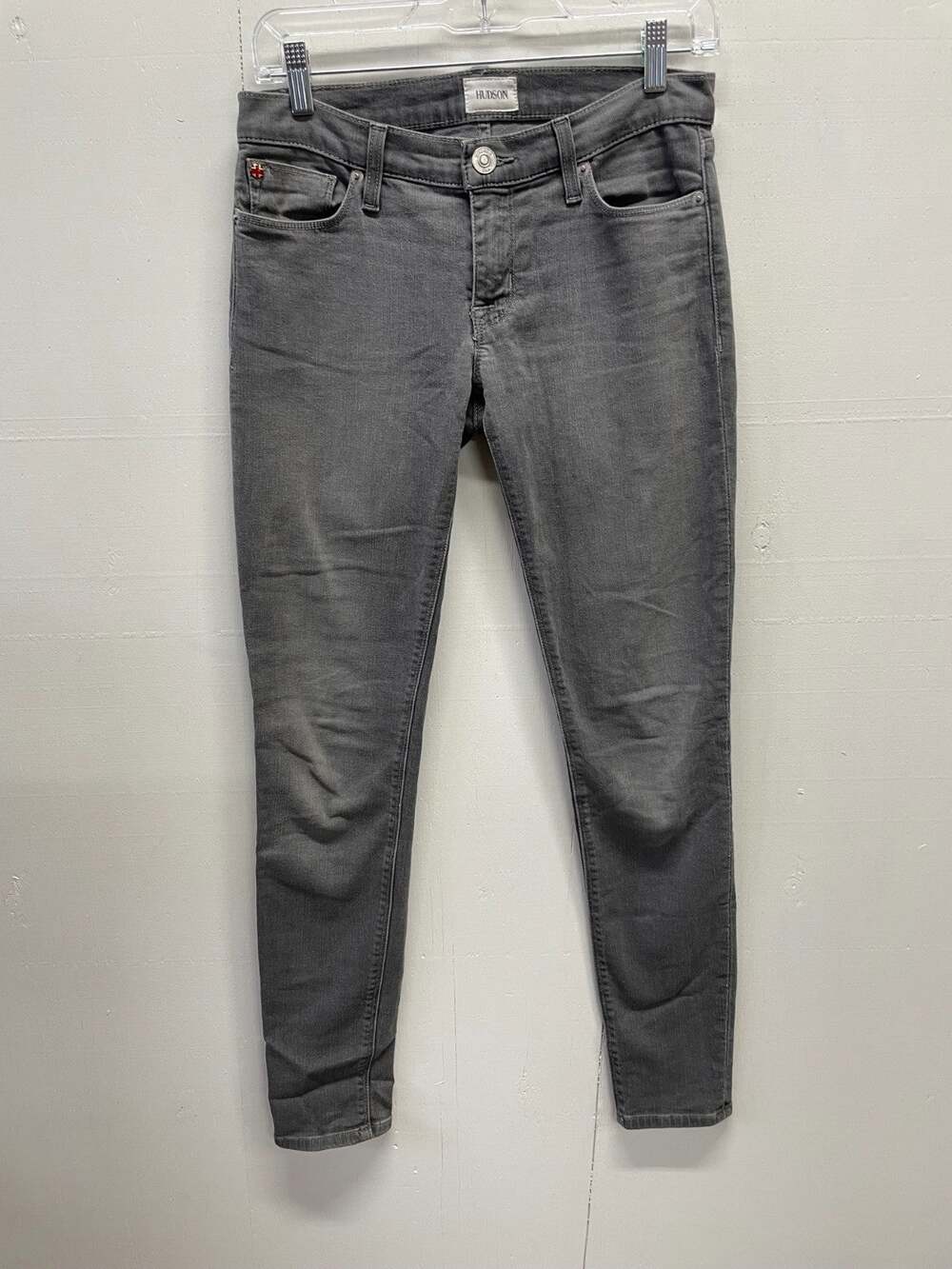 Hudson Women's Gray Jeans Size 25 Skinny Leg Stretchy